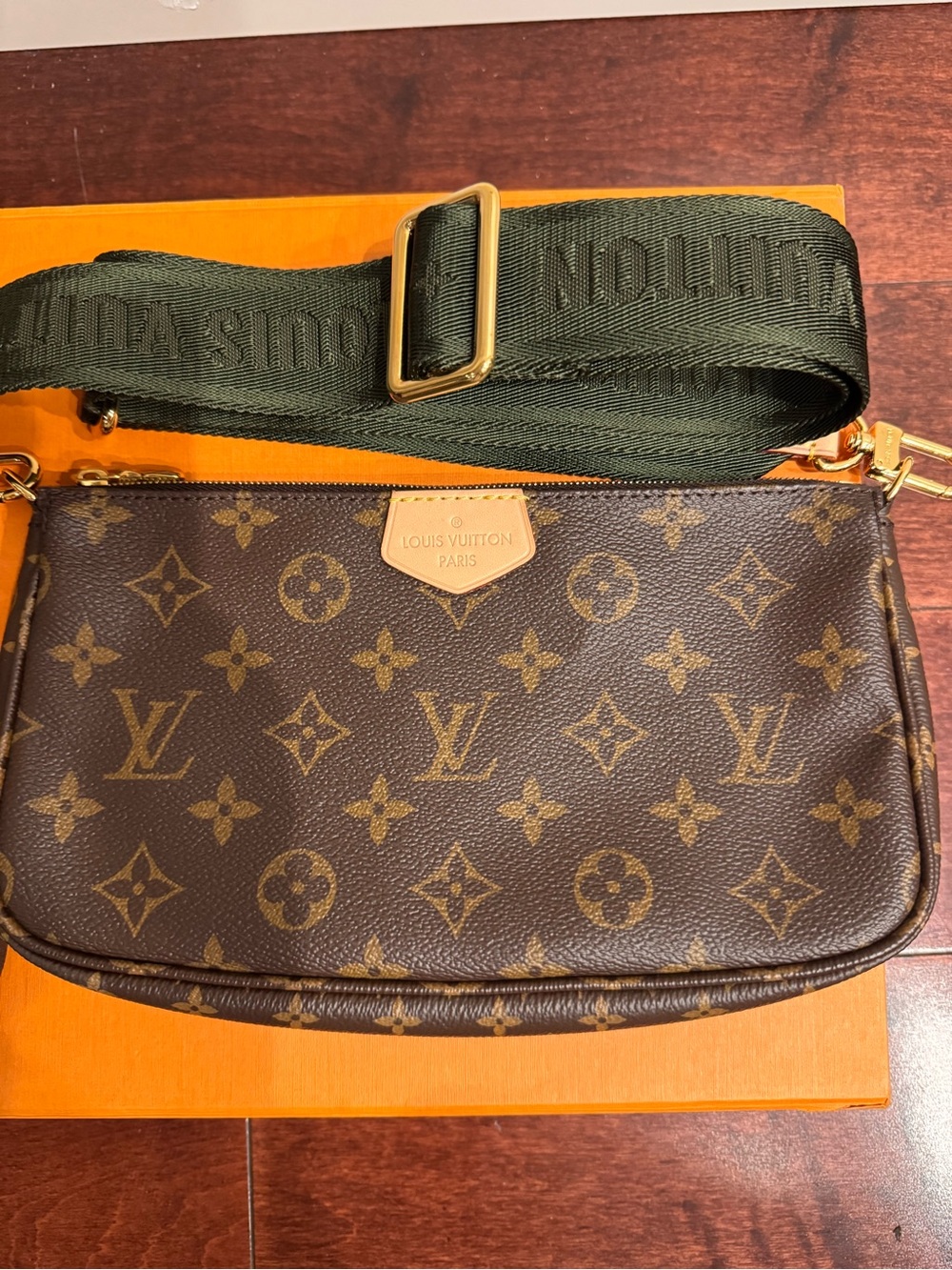 Authentic LOUIS VUITTON Monogram Multi Pochette Accessories Kaki 🛍 - Picture 11 of 16